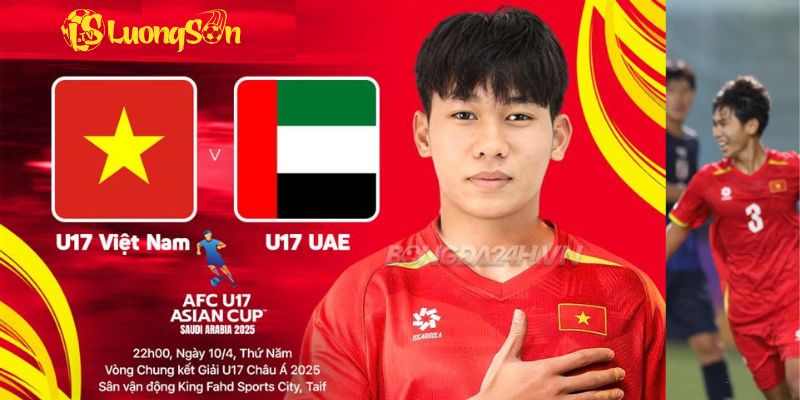 Tổng quan U17 Việt Nam vs U17 UAE tại luongsontv
