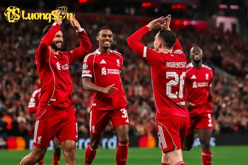 Liverpool có màn khởi đầu thuận lợi tại giải C1 châu Âu. Ảnh: CLB