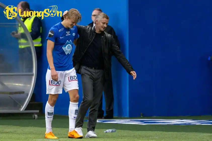 Solsa và Haaland ngày còn cộng tác ở Molde